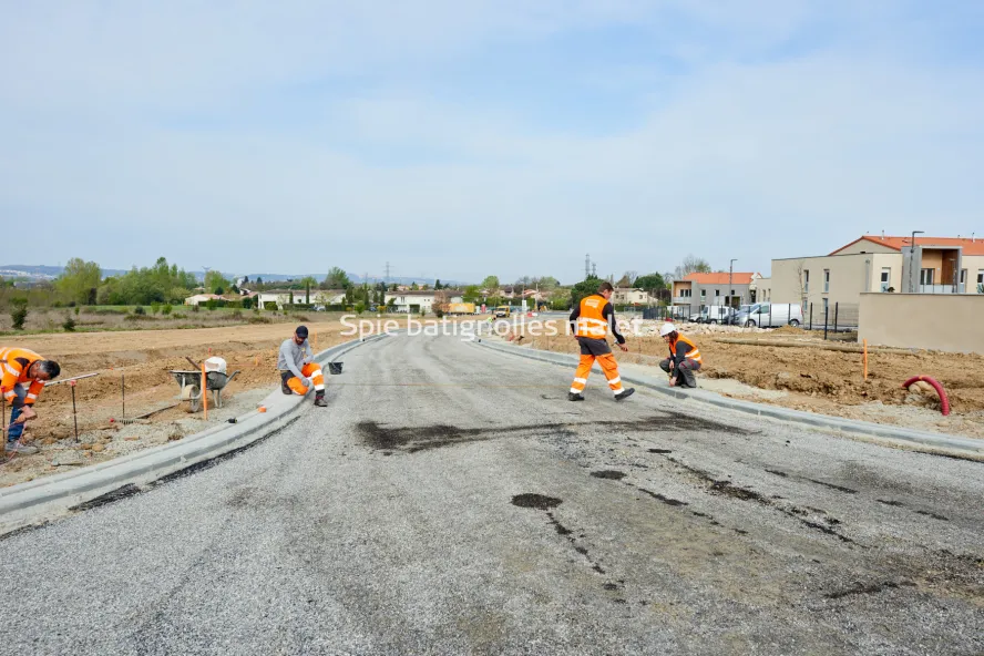 Photo SPIE BATIGNOLLES / MALET - VRD Enrobes