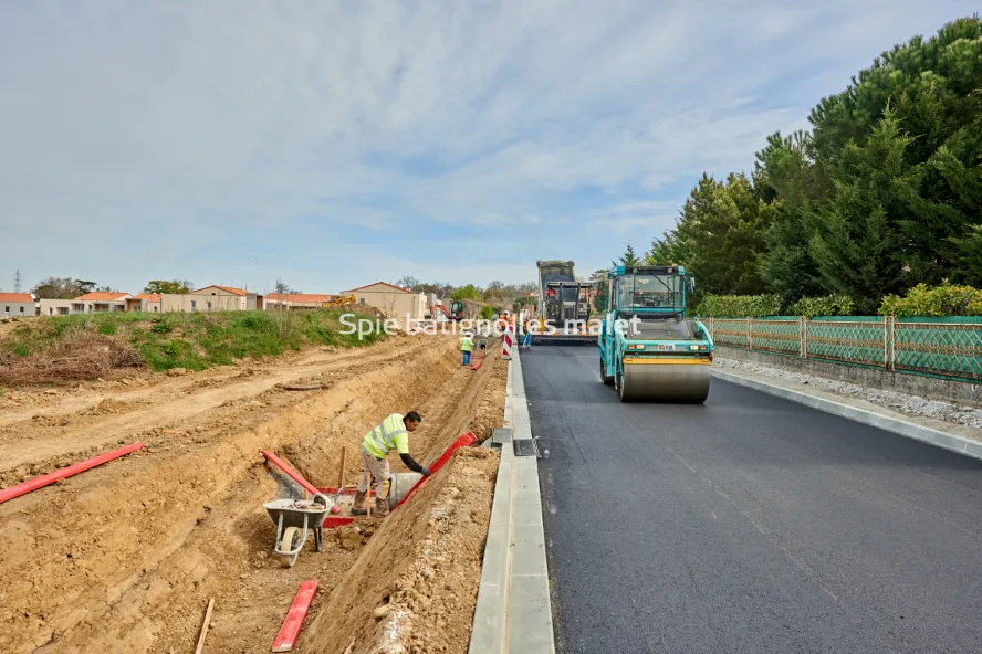 Photo SPIE BATIGNOLLES / MALET - VRD Enrobes