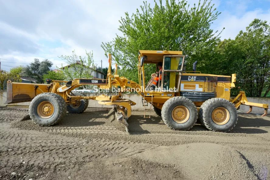 Photo SPIE BATIGNOLLES / MALET - Travaux pres LINEO5