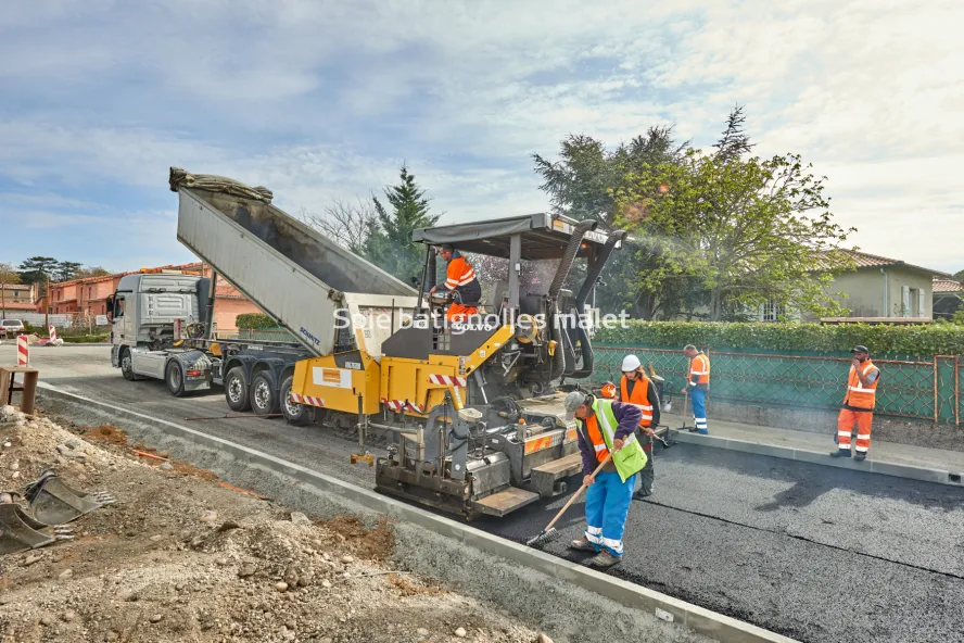 Photo SPIE BATIGNOLLES / MALET - VRD Enrobes