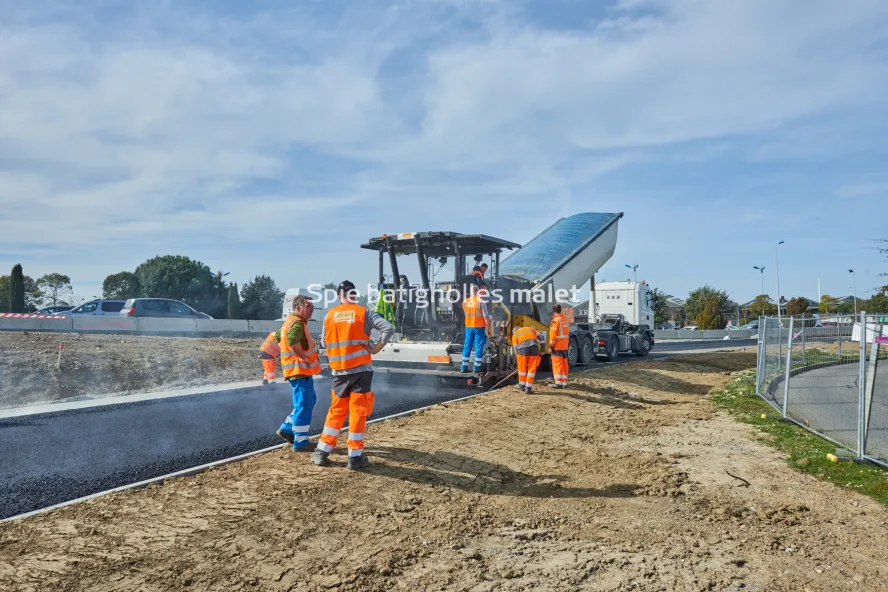 Photo SPIE BATIGNOLLES / MALET - Bitume échangeur IN JACCA