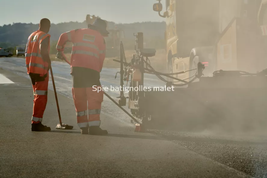 Photo SPIE BATIGNOLLES / MALET - Piste et tarmac