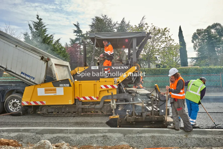 Photo SPIE BATIGNOLLES / MALET - VRD Enrobes