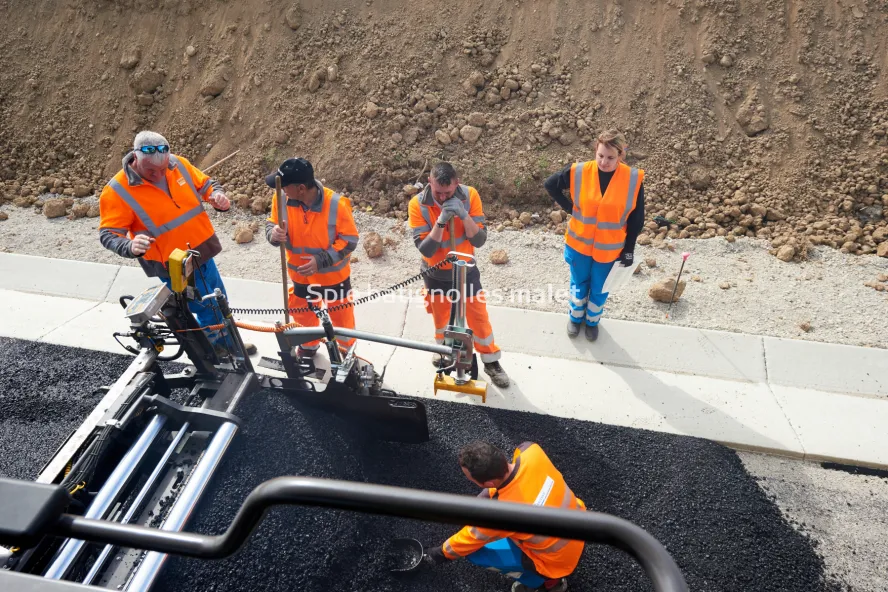 Photo SPIE BATIGNOLLES / MALET - Bitume échangeur IN JACCA