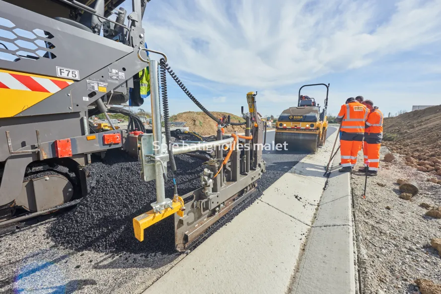 Photo SPIE BATIGNOLLES / MALET - Bitume échangeur IN JACCA