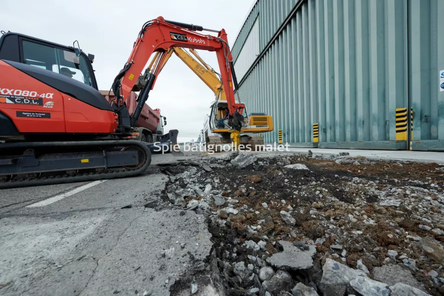 Photo SPIE BATIGNOLLES / MALET - Piste et tarmac