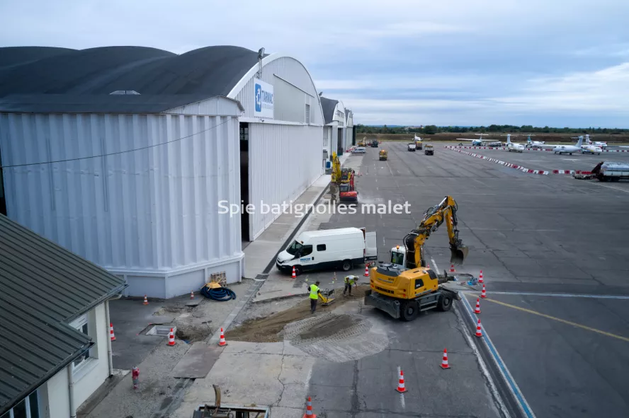 Photo SPIE BATIGNOLLES / MALET - Piste et tarmac