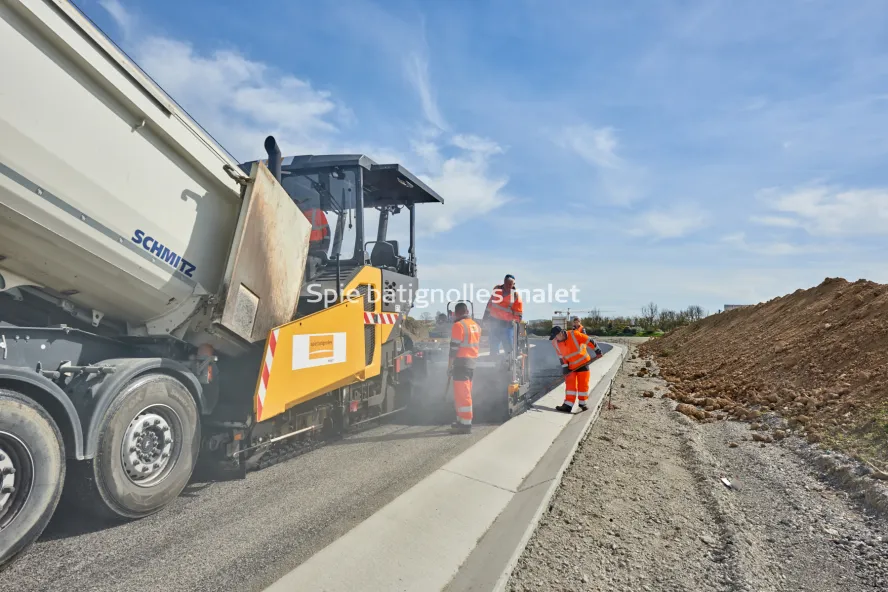 Photo SPIE BATIGNOLLES / MALET - Bitume échangeur IN JACCA