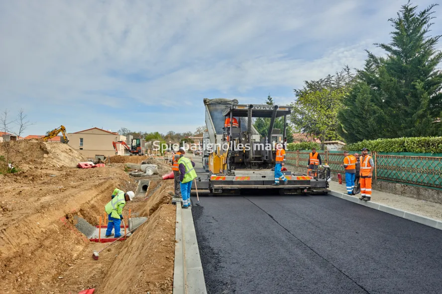 Photo SPIE BATIGNOLLES / MALET - VRD Enrobes