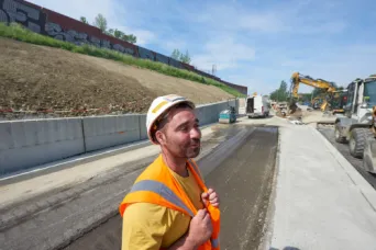 Photo SPIE BATIGNOLLES / MALET - Extention Rocade Pont des demoiselles INSA