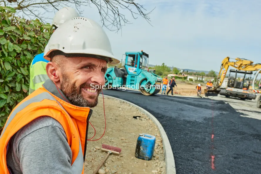 Photo SPIE BATIGNOLLES / MALET - VRD Enrobes