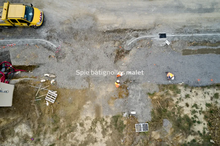 Photo SPIE BATIGNOLLES / MALET - ZAC DE L'ESCALETTE