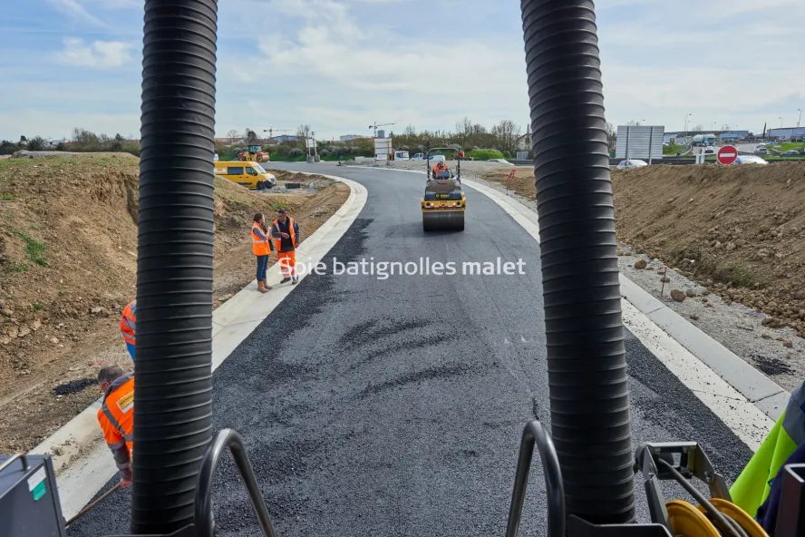 Photo SPIE BATIGNOLLES / MALET - Bitume échangeur IN JACCA