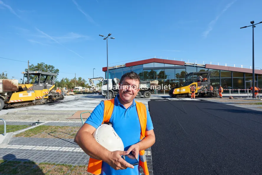 Photo SPIE BATIGNOLLES / MALET - Enrobes et finition Lidl