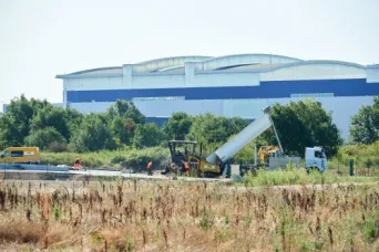 Photo SPIE BATIGNOLLES / MALET - Travaux sur le MEET