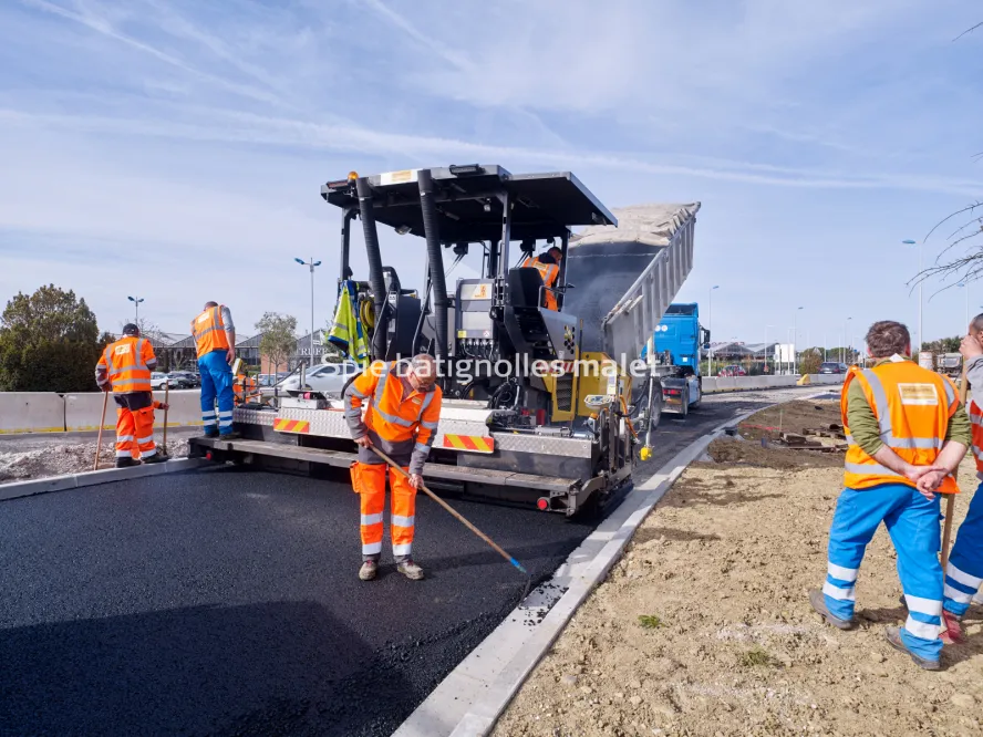 Photo SPIE BATIGNOLLES / MALET - Bitume échangeur IN JACCA