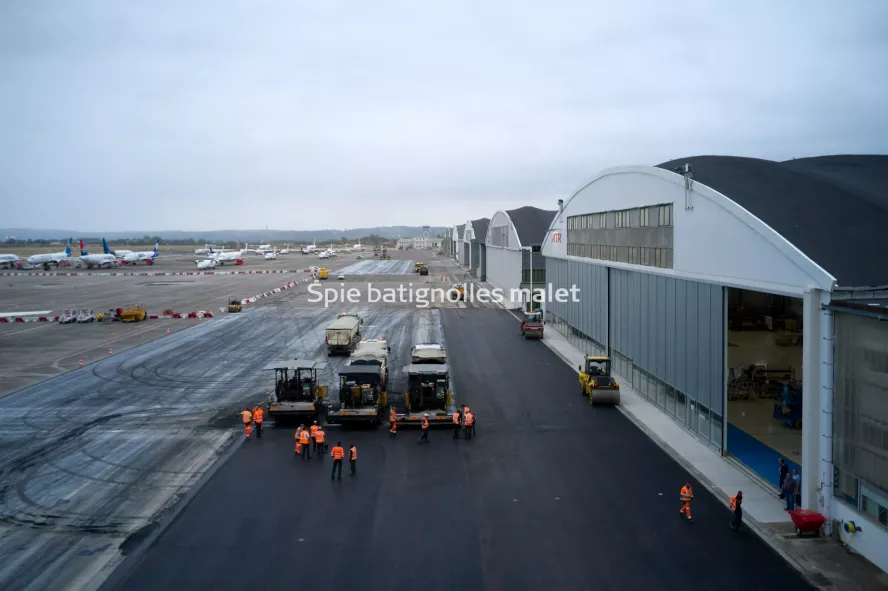 Photo SPIE BATIGNOLLES / MALET - Piste et tarmac