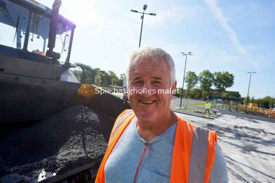 Photo SPIE BATIGNOLLES / MALET - Enrobes et finition Lidl