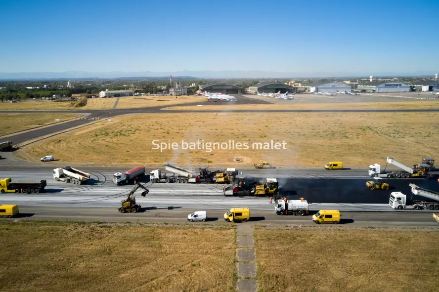 Photo SPIE BATIGNOLLES / MALET - Piste et tarmac