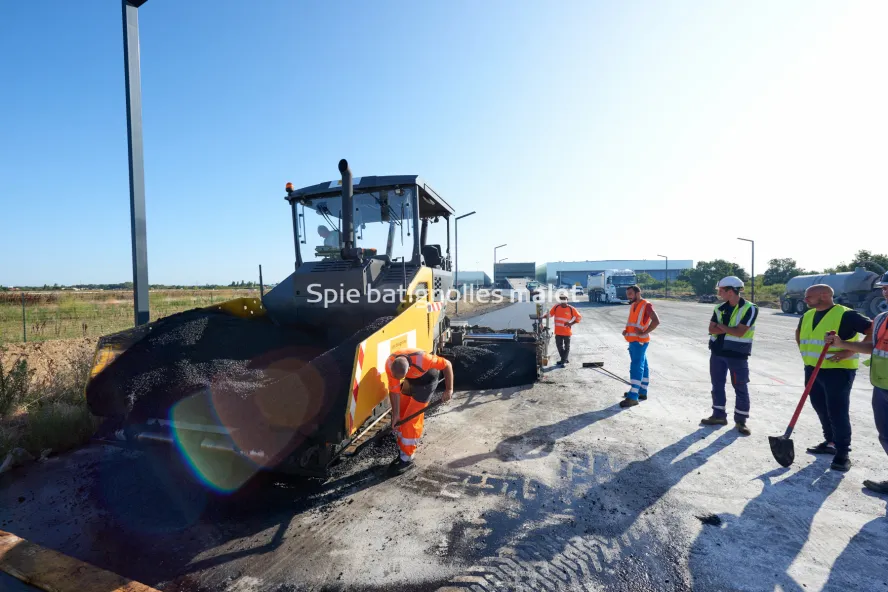 Photo SPIE BATIGNOLLES / MALET - Travaux sur le MEET