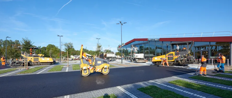 Photo SPIE BATIGNOLLES / MALET - Enrobes et finition Lidl