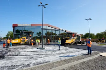 Photo SPIE BATIGNOLLES / MALET - Enrobes et finition Lidl