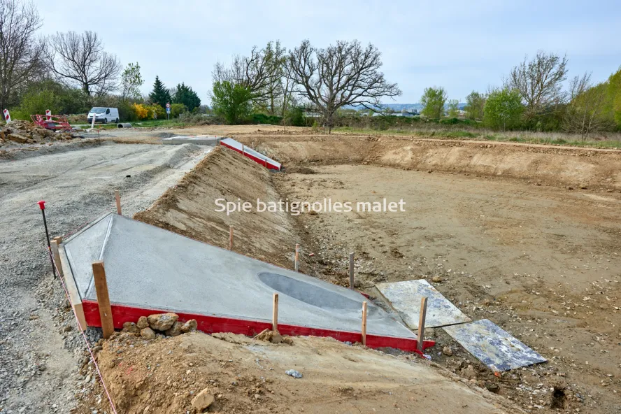 Photo SPIE BATIGNOLLES / MALET - VRD Enrobes