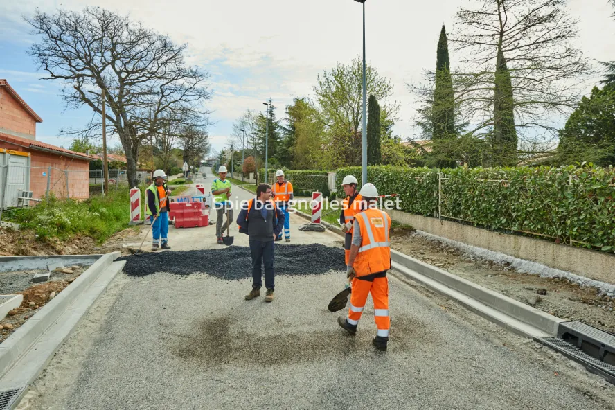 Photo SPIE BATIGNOLLES / MALET - VRD Enrobes