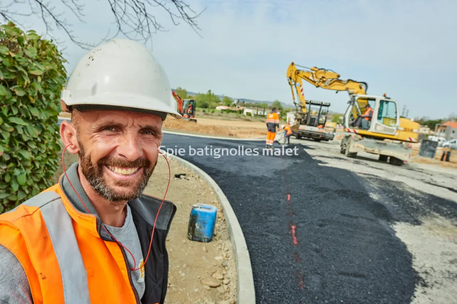 Photo SPIE BATIGNOLLES / MALET - VRD Enrobes