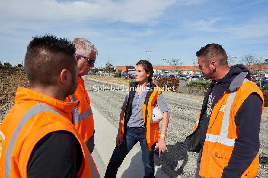 Photo SPIE BATIGNOLLES / MALET - Bitume échangeur IN JACCA