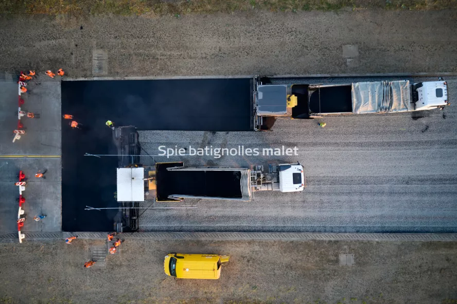 Photo SPIE BATIGNOLLES / MALET - Piste et tarmac