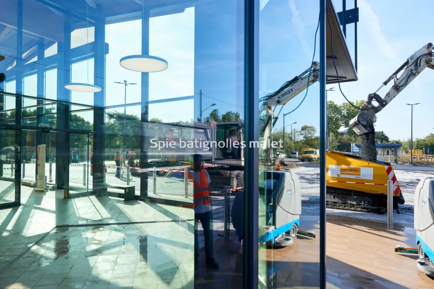 Photo SPIE BATIGNOLLES / MALET - Enrobes et finition Lidl