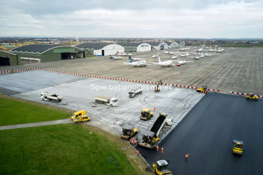 Photo SPIE BATIGNOLLES / MALET - Piste et tarmac