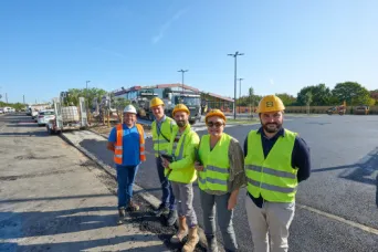 Photo SPIE BATIGNOLLES / MALET - Enrobes et finition Lidl