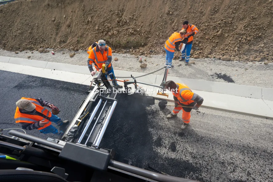 Photo SPIE BATIGNOLLES / MALET - Bitume échangeur IN JACCA