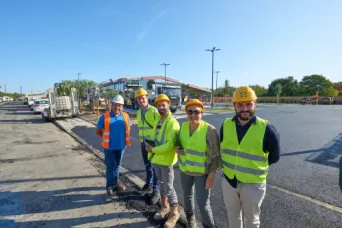 Photo SPIE BATIGNOLLES / MALET - Enrobes et finition Lidl