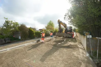Photo SPIE BATIGNOLLES / MALET - Travaux pres LINEO5