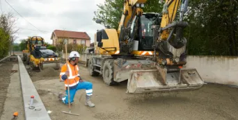Photo SPIE BATIGNOLLES / MALET - Travaux pres LINEO5