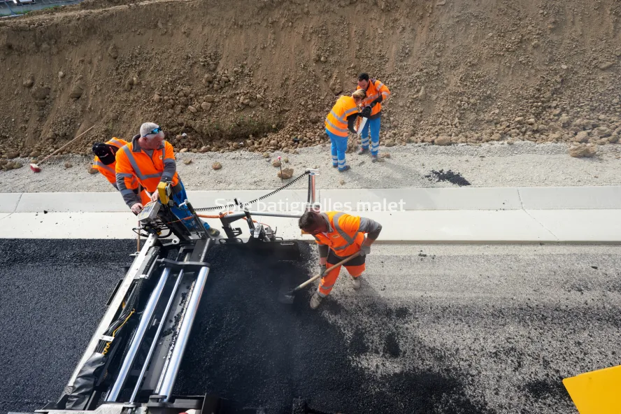 Photo SPIE BATIGNOLLES / MALET - Bitume échangeur IN JACCA