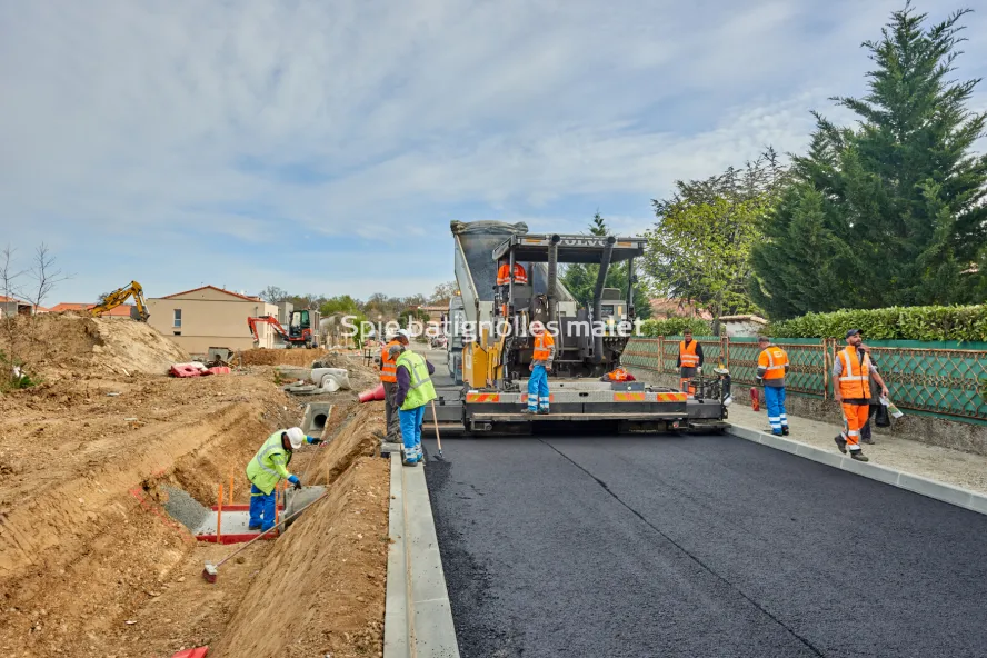 Photo SPIE BATIGNOLLES / MALET - VRD Enrobes