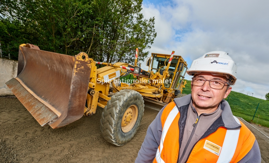 Photo SPIE BATIGNOLLES / MALET - Travaux pres LINEO5