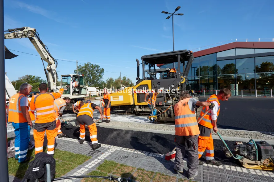 Photo SPIE BATIGNOLLES / MALET - Enrobes et finition Lidl