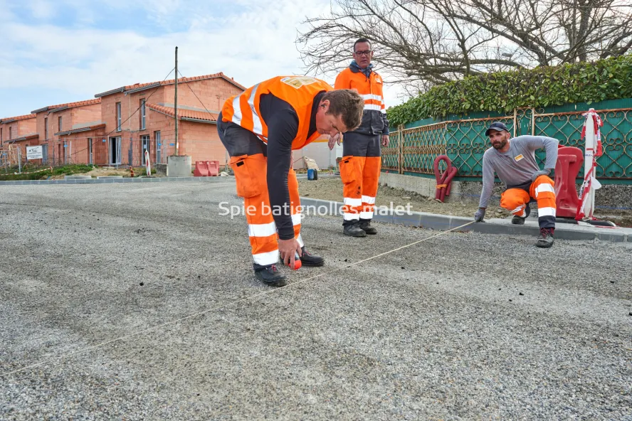 Photo SPIE BATIGNOLLES / MALET - VRD Enrobes