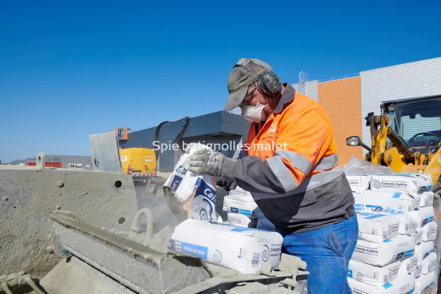 Photo SPIE BATIGNOLLES / MALET - Chantier OOGARDEN