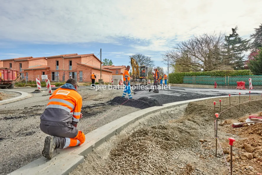 Photo SPIE BATIGNOLLES / MALET - VRD Enrobes