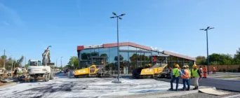 Photo SPIE BATIGNOLLES / MALET - Enrobes et finition Lidl