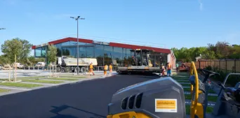 Photo SPIE BATIGNOLLES / MALET - Enrobes et finition Lidl