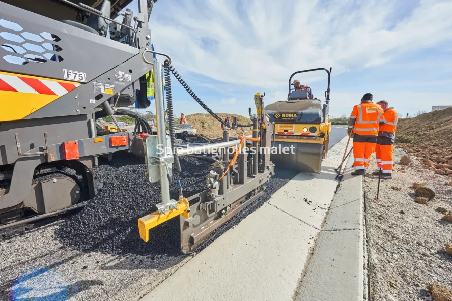 Photo SPIE BATIGNOLLES / MALET - Bitume échangeur IN JACCA