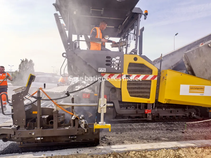 Photo SPIE BATIGNOLLES / MALET - Bitume échangeur IN JACCA