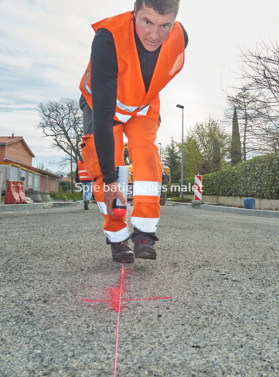 Photo SPIE BATIGNOLLES / MALET - VRD Enrobes